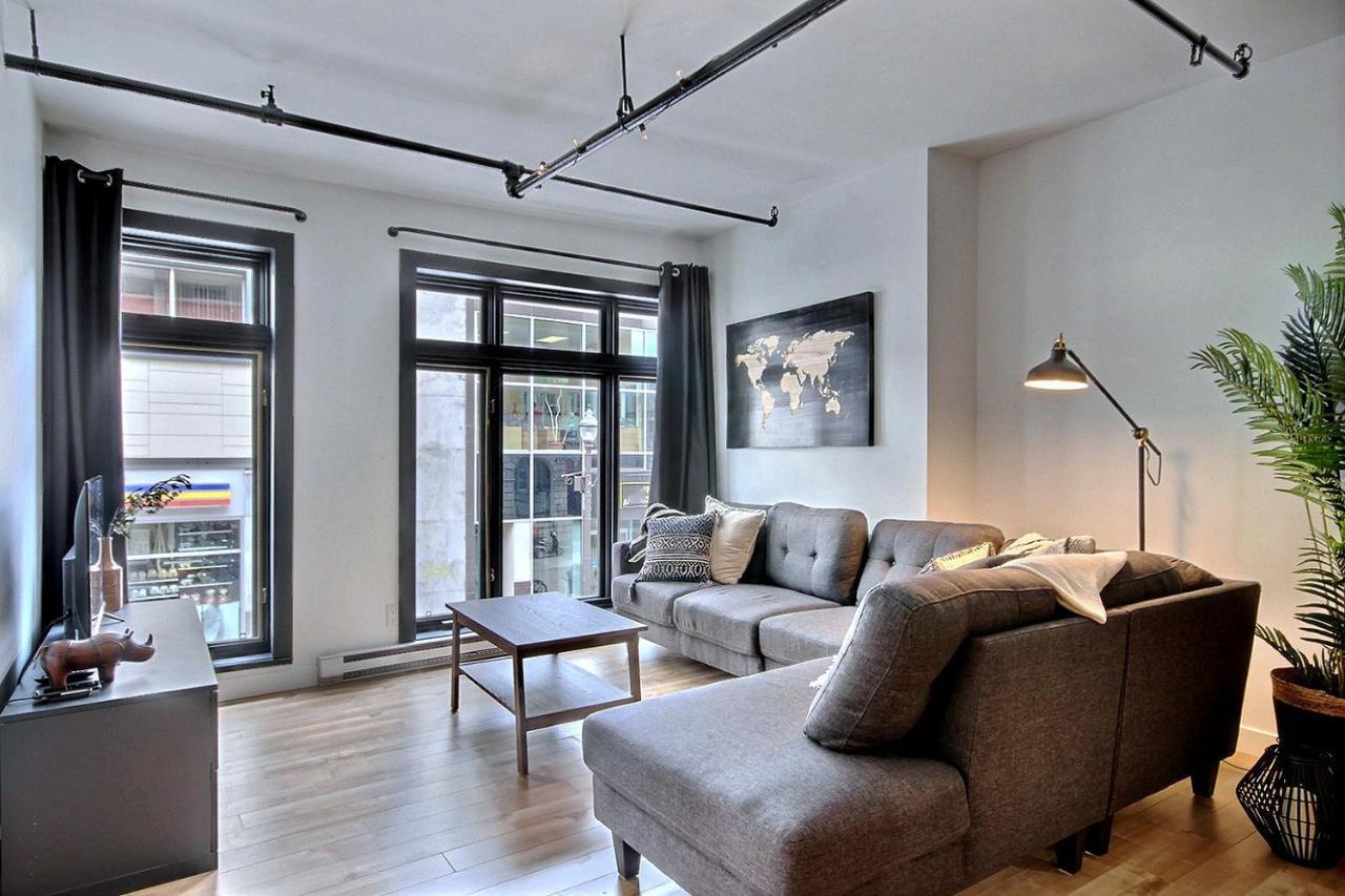 Le Gentleman // Downtown Spacious Condo Québec Dış mekan fotoğraf